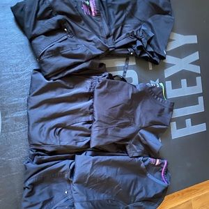 Purple label yoga scrubs